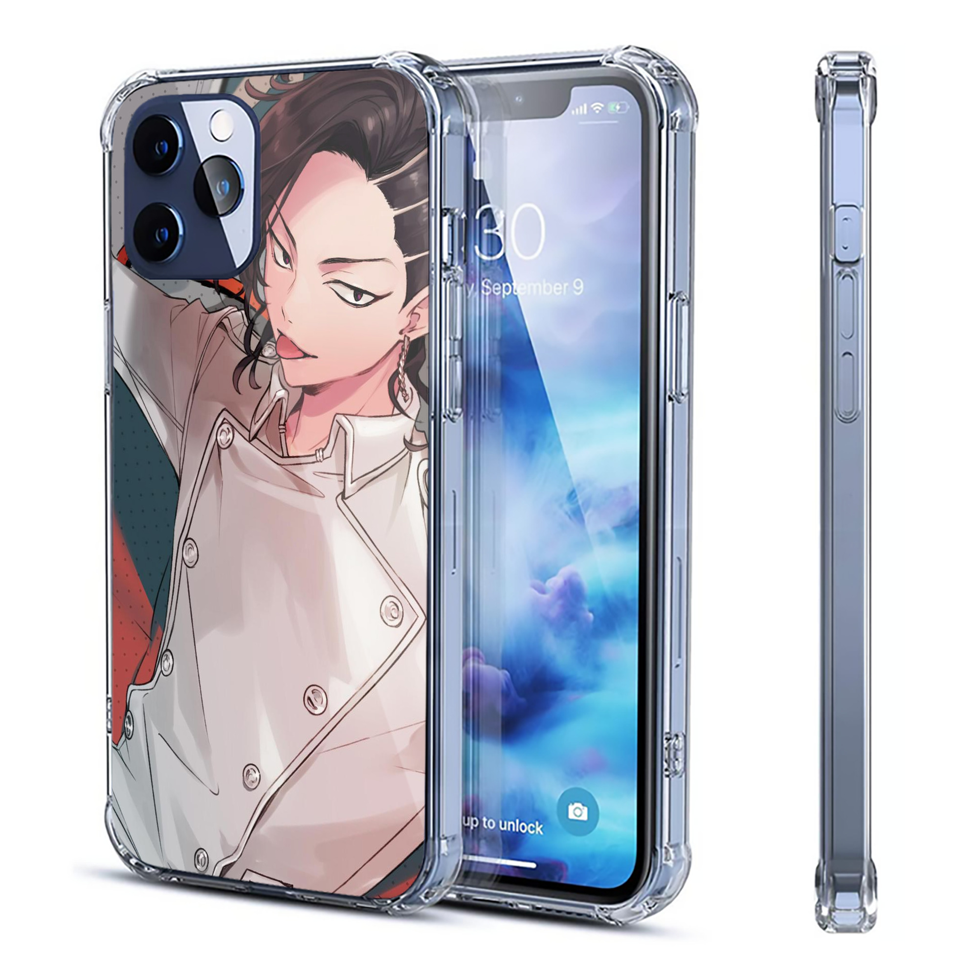 （画像用） 東京リベンジャーズ Tokyo Revengers 【iPhone 12シリーズ対応】透明スマホケース（クリアソフトケース）